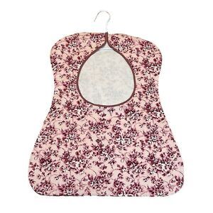 New! Clothespin Bag, vintage fabric, retro design, pink flowers